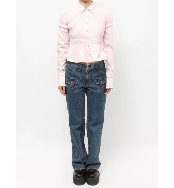 jouetie「レイヤードスリーブシャーリングブラウス」|シャツ・ブラウス|