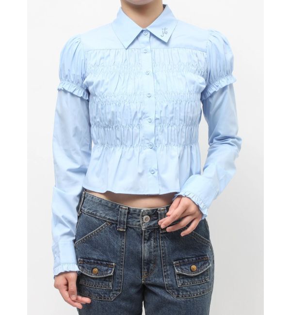 jouetie「レイヤードスリーブシャーリングブラウス」|シャツ・ブラウス|