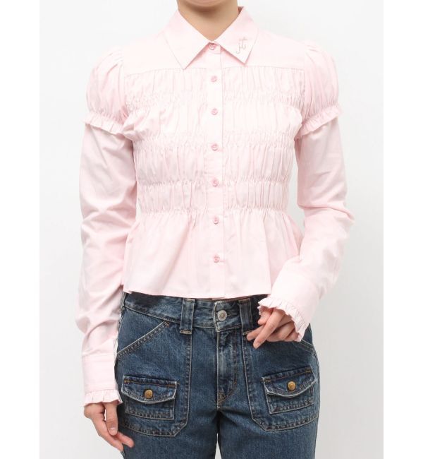 jouetie「レイヤードスリーブシャーリングブラウス」|シャツ・ブラウス|