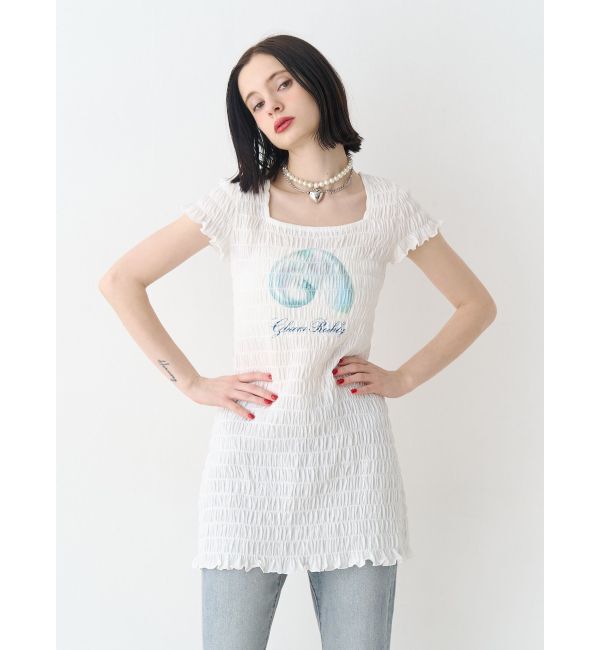 jouetie「シャーリングミニワンピース」|ワンピース|