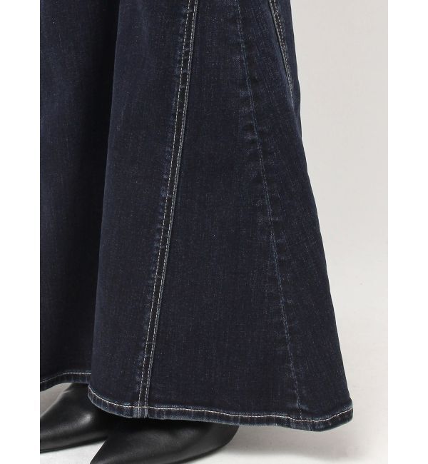 GYDA「ハイウエストleg lengthフレアデニムパンツ」|デニム|