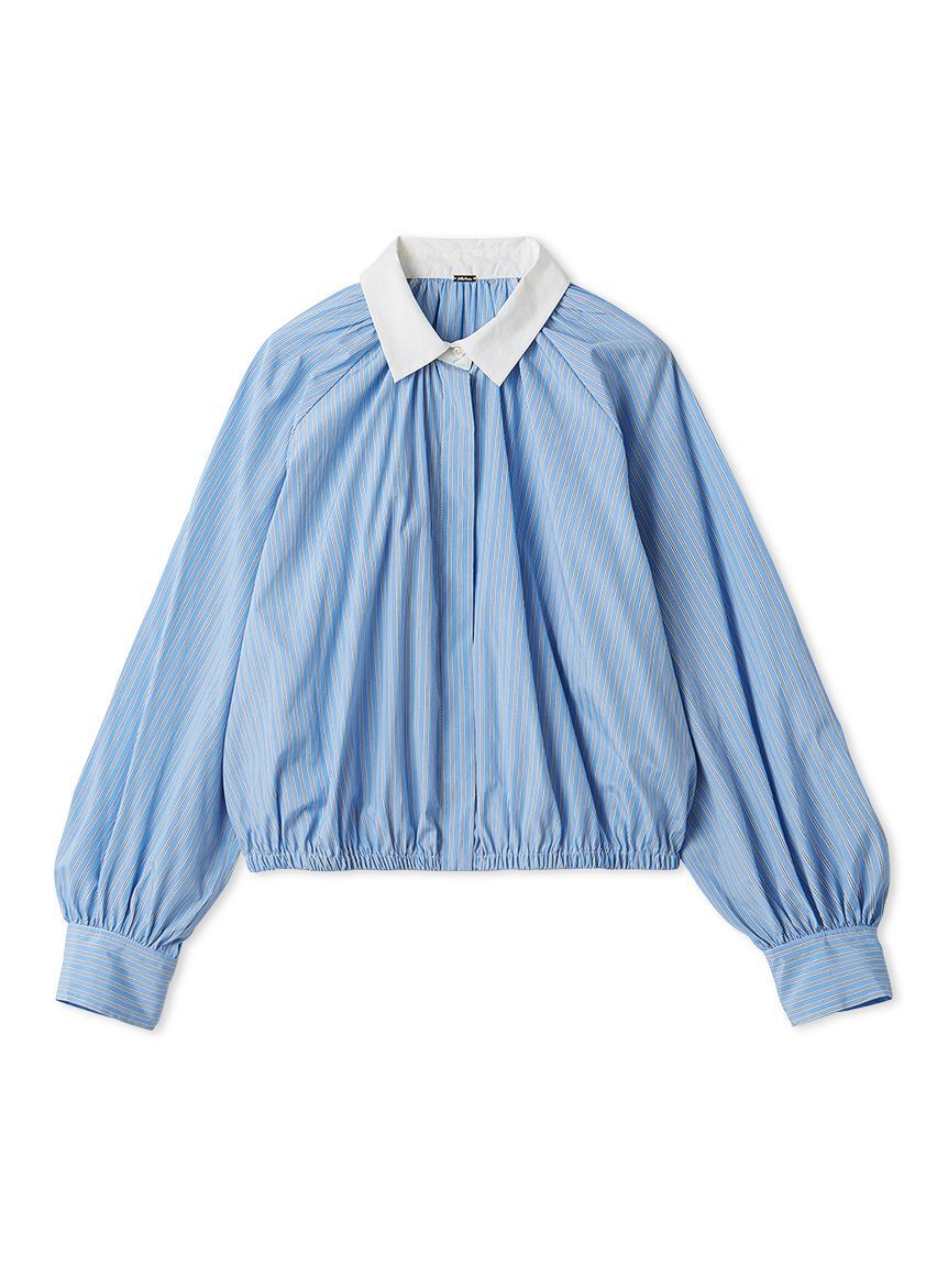 Mila Owen「クロップドギャザーバルーンシャツ」|シャツ・ブラウス|