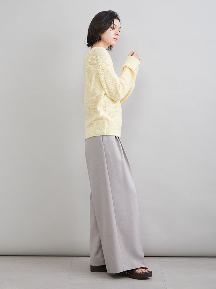 Mila Owen「ボートネック片畔ニット」|ニット・セーター|