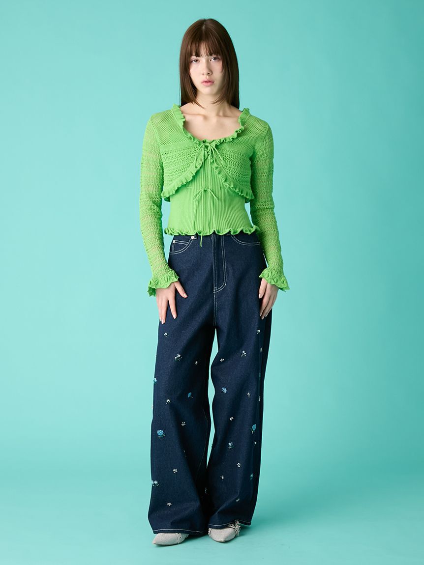 FURFUR「キャミソールセットカーディガン」|カーディガン|