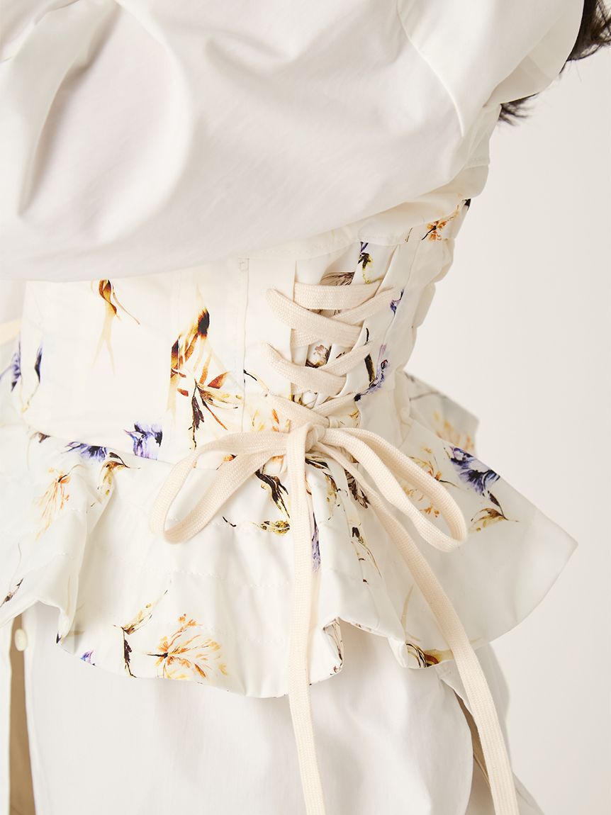 FRAY I.D「レースアップビスチェ／撥水」|ベスト・ジレ|