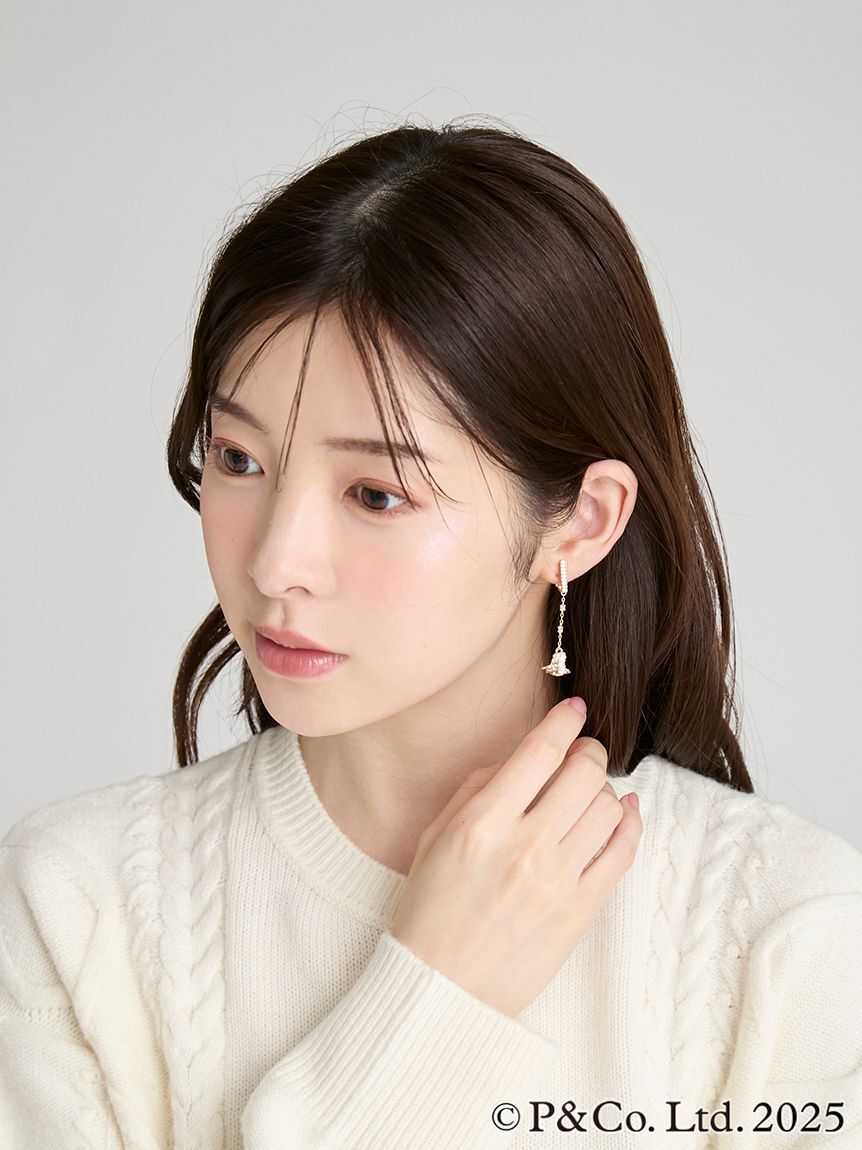 CELFORD「【パディントン(TM)&times;CELFORD】ビジューハットイヤリング」|イヤリング|