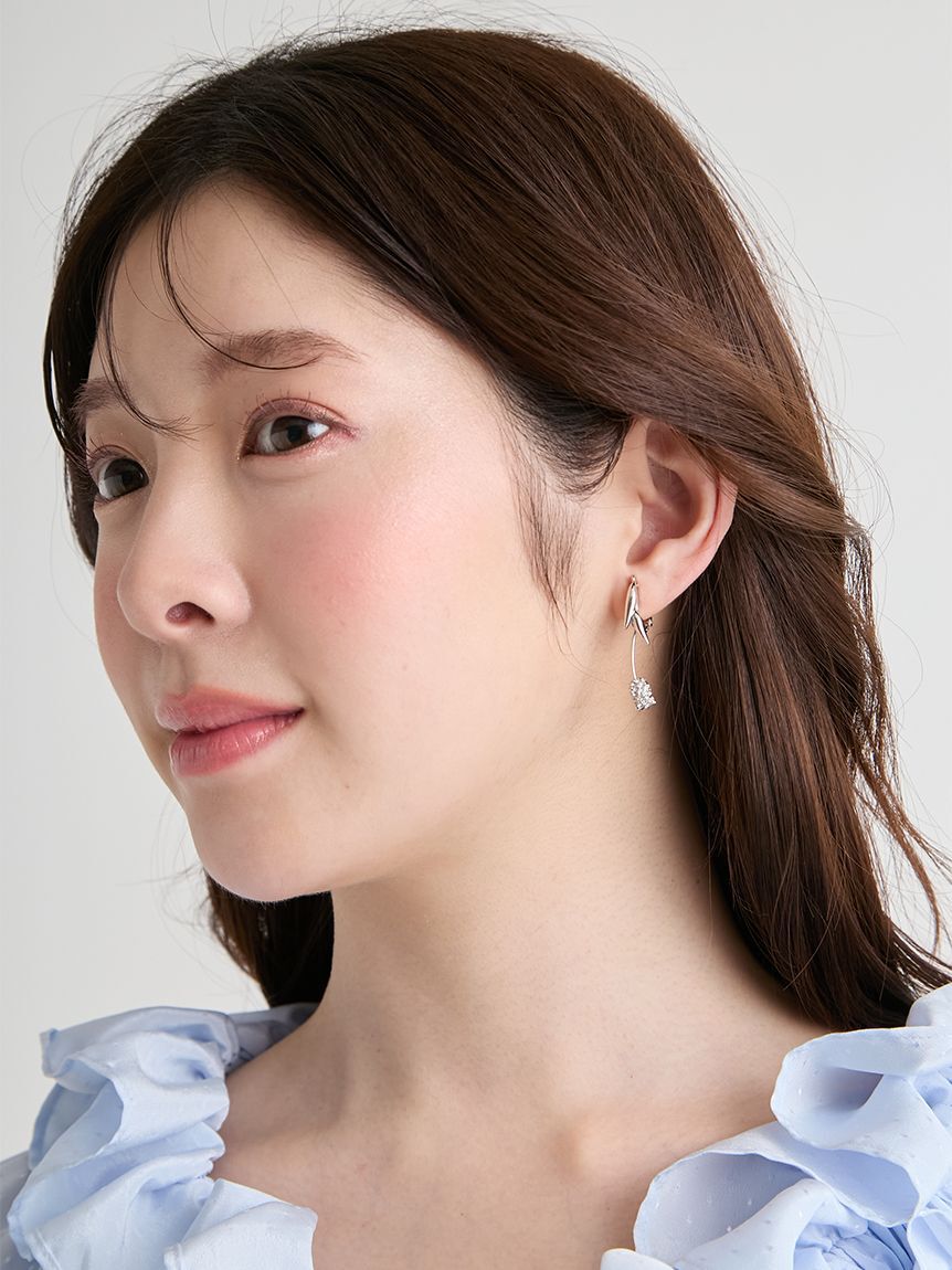 CELFORD「ビジューチューリップイヤリング」|イヤリング|