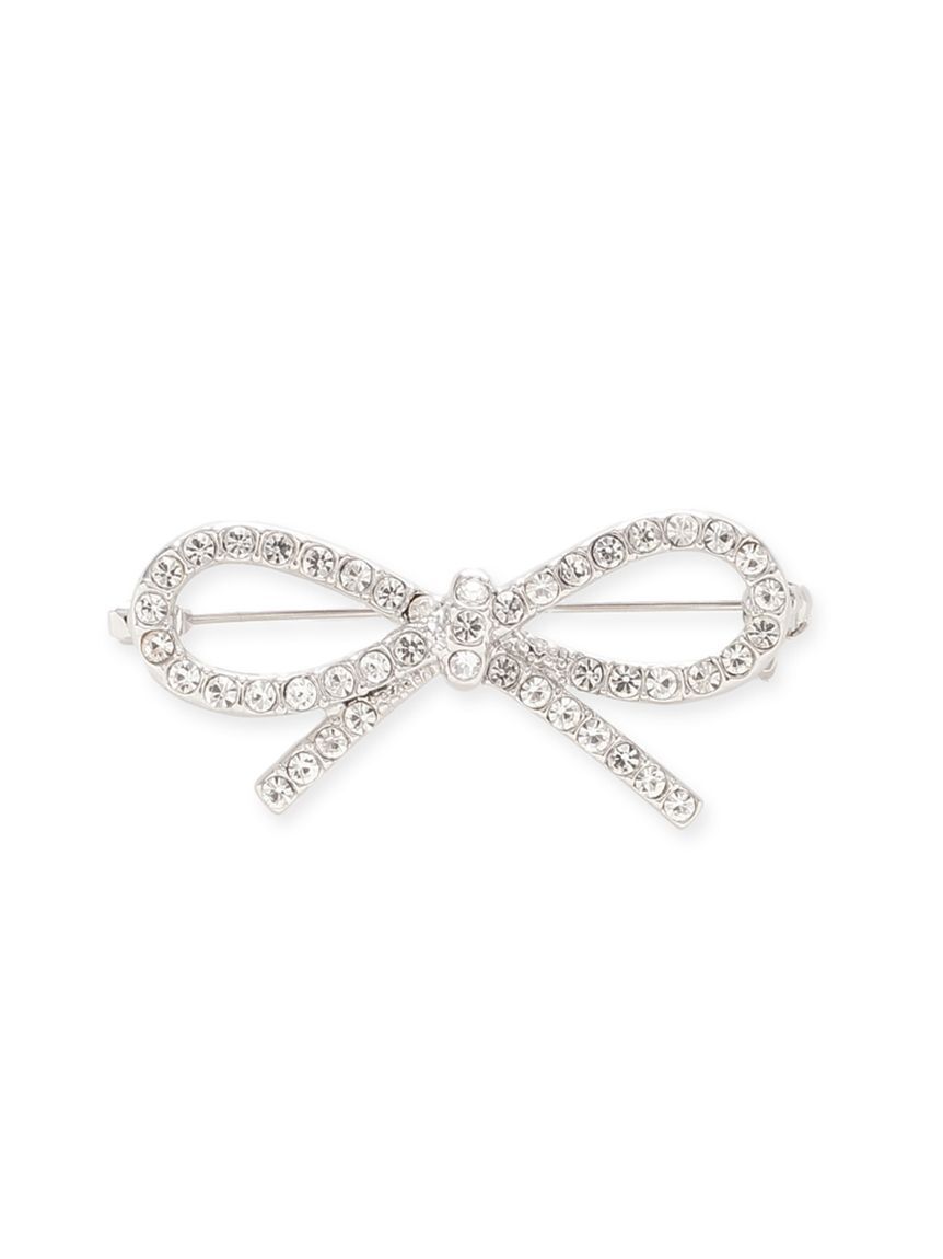 CELFORD「シンプリービジューリボンブローチ」|ブローチ・コサージュ|SLV