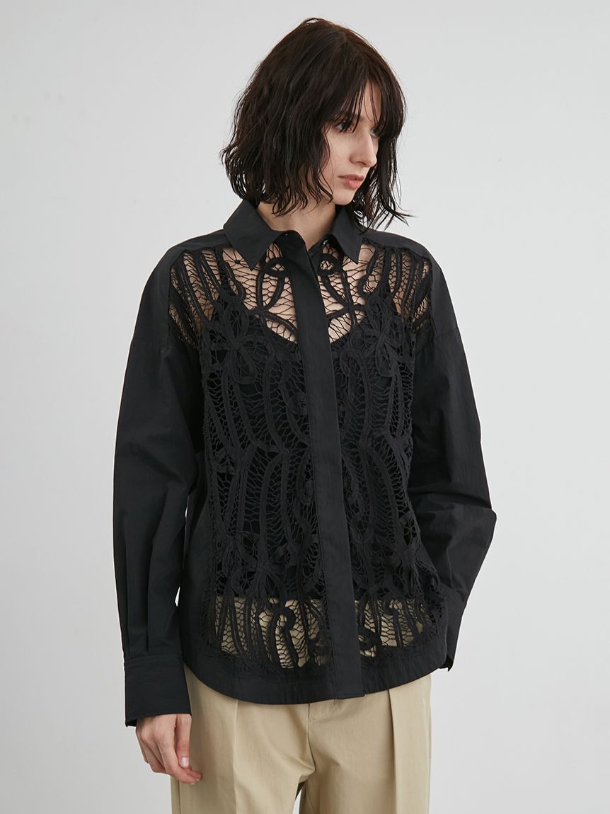styling/「バテンレースドレスシャツ」|シャツ・ブラウス|