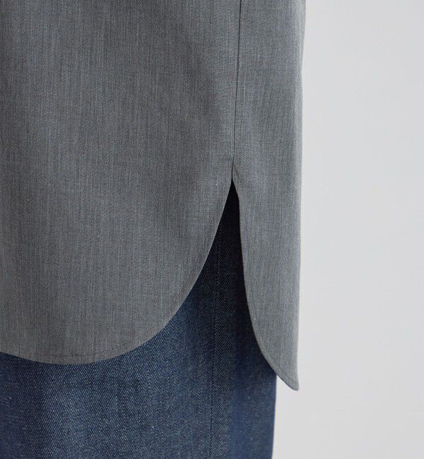 MACKINTOSH PHILOSOPHY「GREY LABEL シャンブレーバンドカラーシャツ」|シャツ・ブラウス|