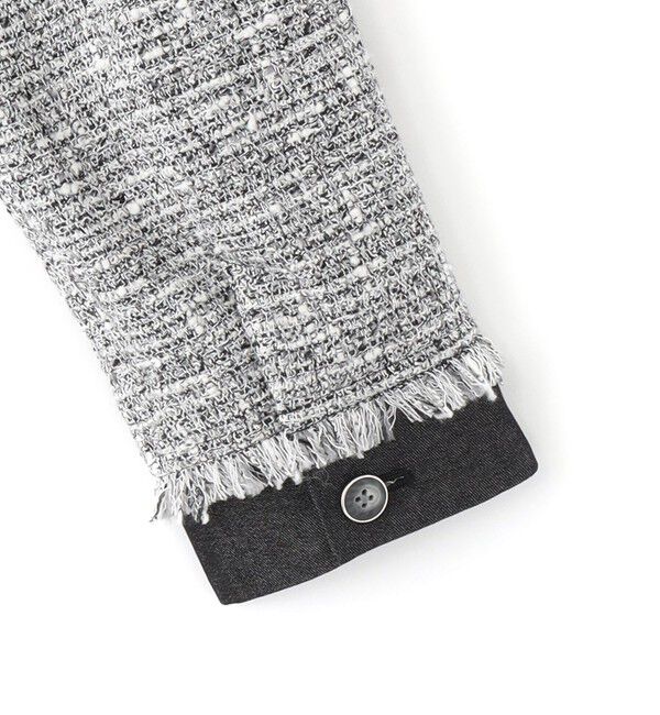  「クロップドツイードブルゾン」|ブルゾン・スタジャン|