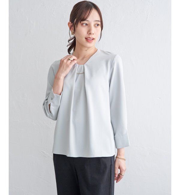 IKKA LOUNGE「3WAYボウタイ付きブラウス」|シャツ・ブラウス|