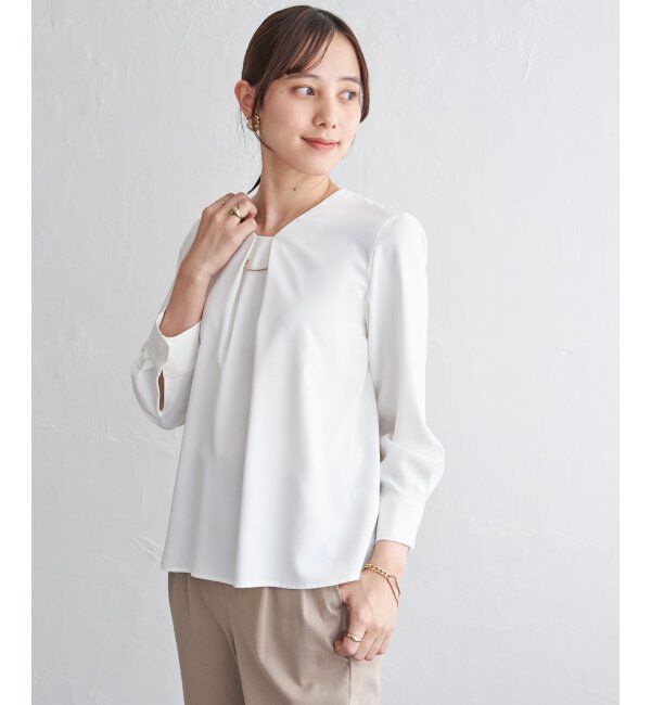 IKKA LOUNGE「3WAYボウタイ付きブラウス」|シャツ・ブラウス|