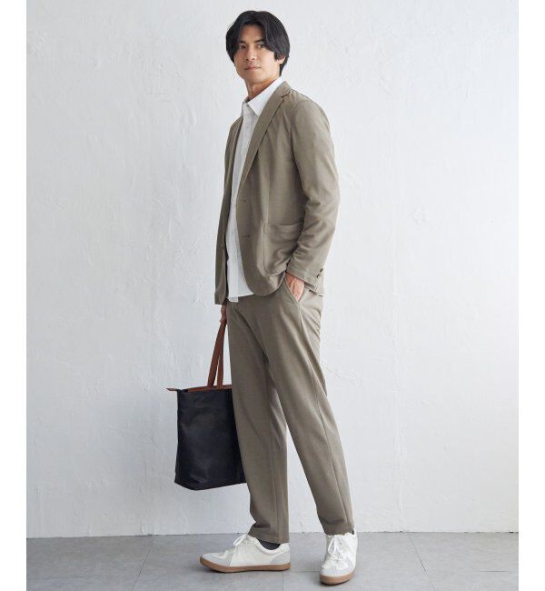 IKKA LOUNGE「【セットアップ対応】GOKU楽ワークDRYソフトカノコジャケット」|テーラードジャケット|