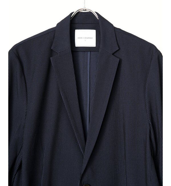 IKKA LOUNGE「【セットアップ対応】GOKU楽ワークサッカージャケット」|テーラードジャケット|