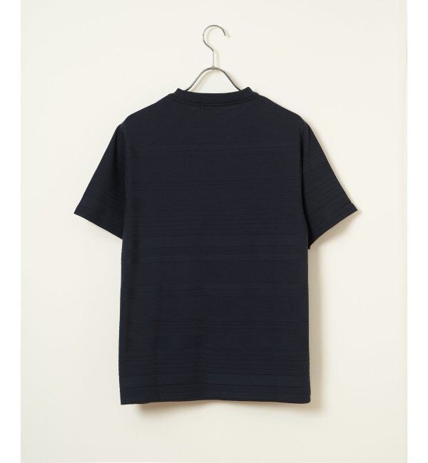 IKKA LOUNGE「冷感リップルボーダーT」|Tシャツ・カットソー|