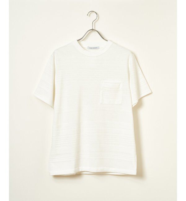 IKKA LOUNGE「冷感リップルボーダーT」|Tシャツ・カットソー|