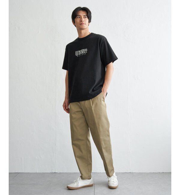 ikka「UNIVERSAL OVERALL ユニバーサルオーバーオール DAILYプリントTシャツ」|Tシャツ・カットソー|