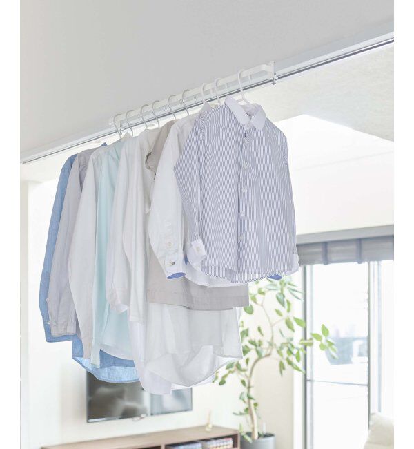 Lbc with Life「tower 室内物干しハンガーバー」|トイレタリー・ランドリーグッズ|ホワイト