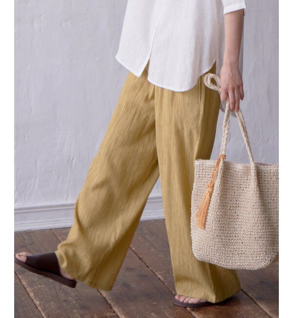 Lbc with Life「エアプリーツワイドイージーパンツ」|その他|