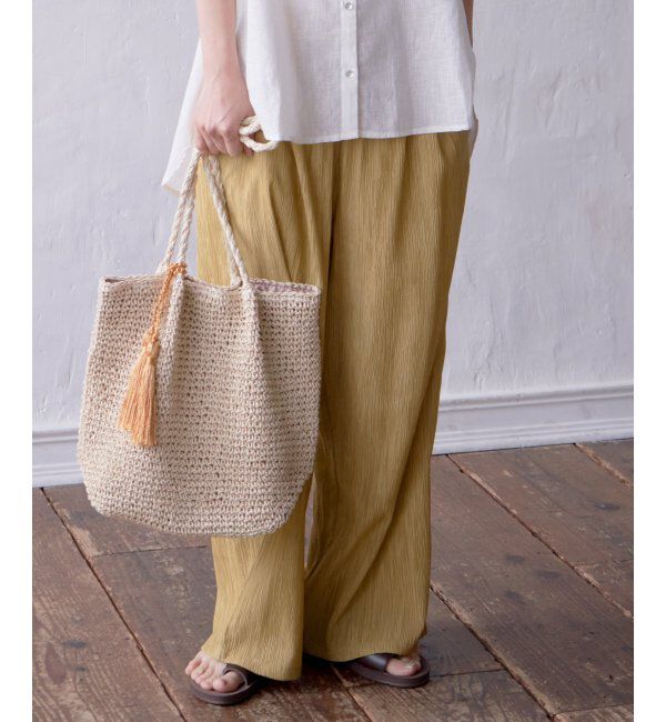 Lbc with Life「エアプリーツワイドイージーパンツ」|その他|