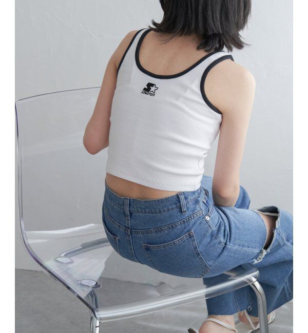 VENCE share style「STARTER BLACK LABEL スターターブラックレーベル ショートタンクトップ」|タンクトップ|