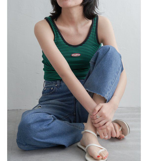 VENCE share style「STARTER BLACK LABEL スターターブラックレーベル ショートタンクトップ」|タンクトップ|