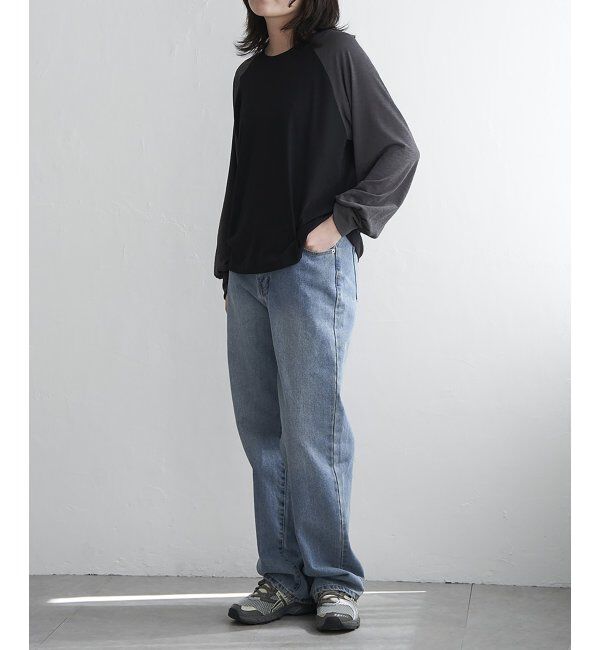 VENCE share style「ラグラン配色切り替えトップス」|その他|