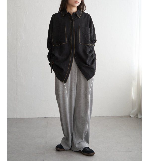 VENCE share style「ストライプビックカフスシャツ」|シャツ・ブラウス|