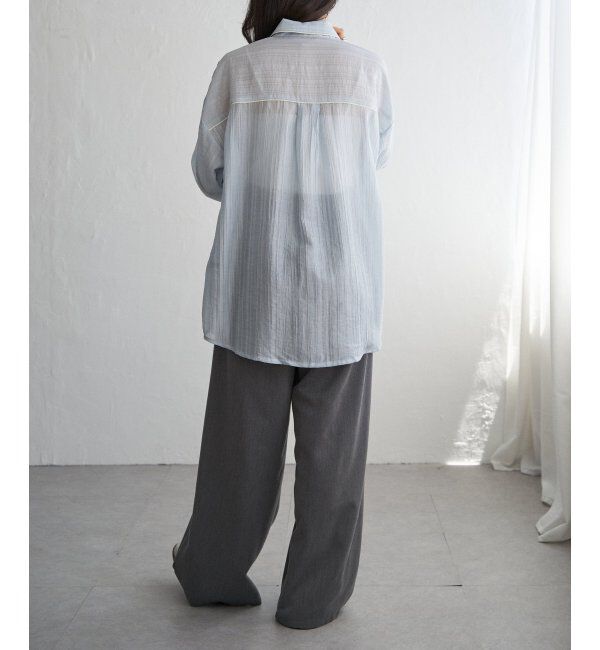 VENCE share style「ストライプビックカフスシャツ」|シャツ・ブラウス|