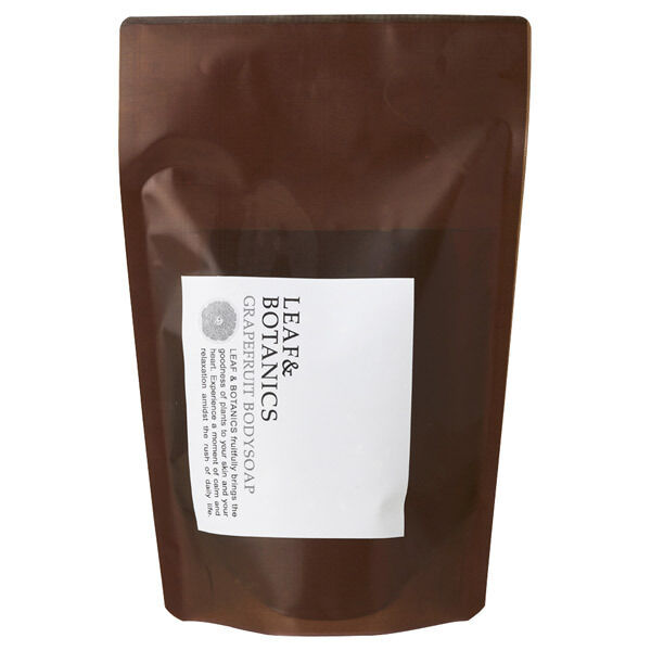  「LEAF＆BOTANICS （リーフアンドボタニクス） ボディソープ グレープフルーツ カエ 詰替え (370mL)」|ボディクレンジング|その他