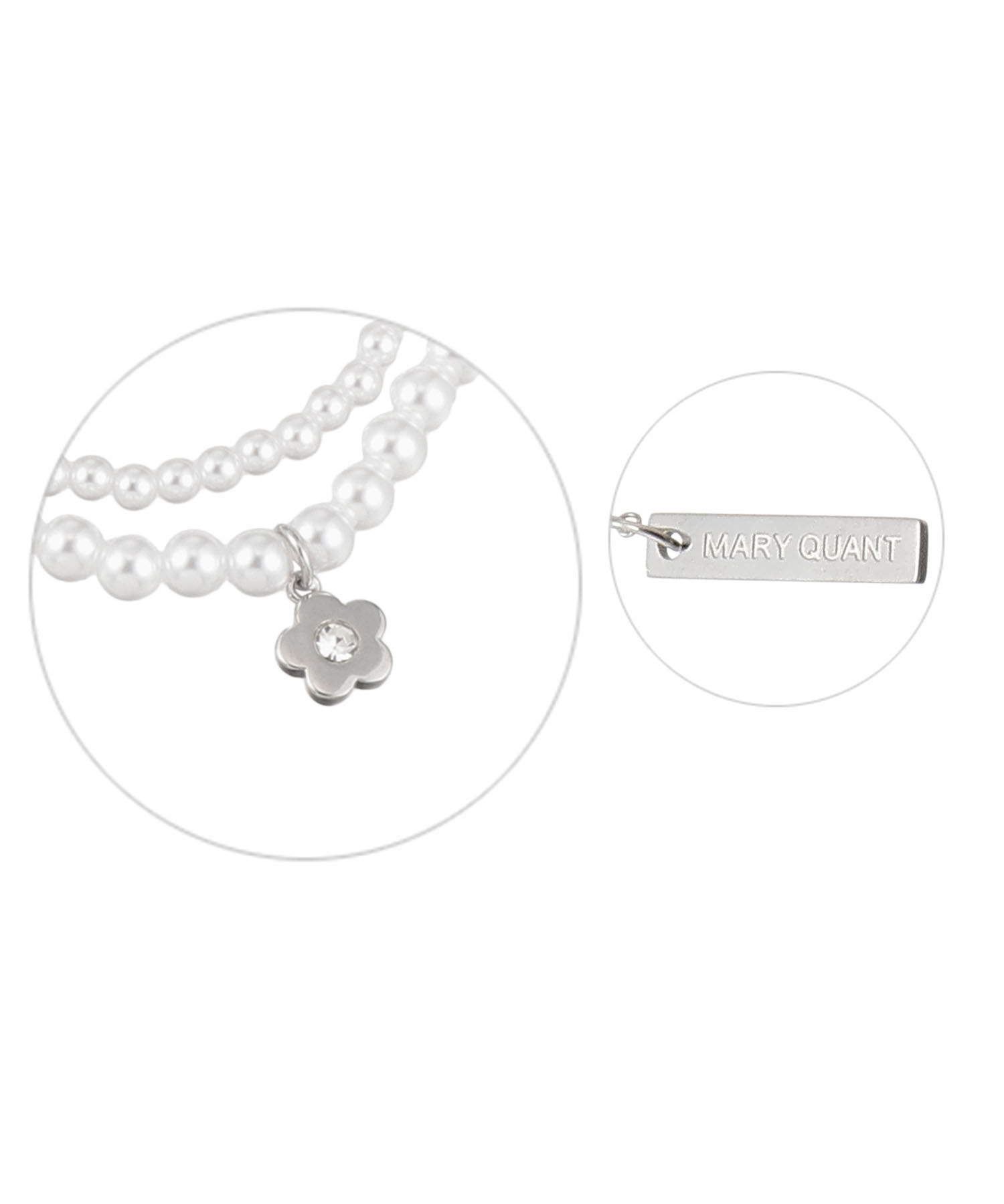 MARY QUANT「メタルデイジーパール ネックレス」|ネックレス|