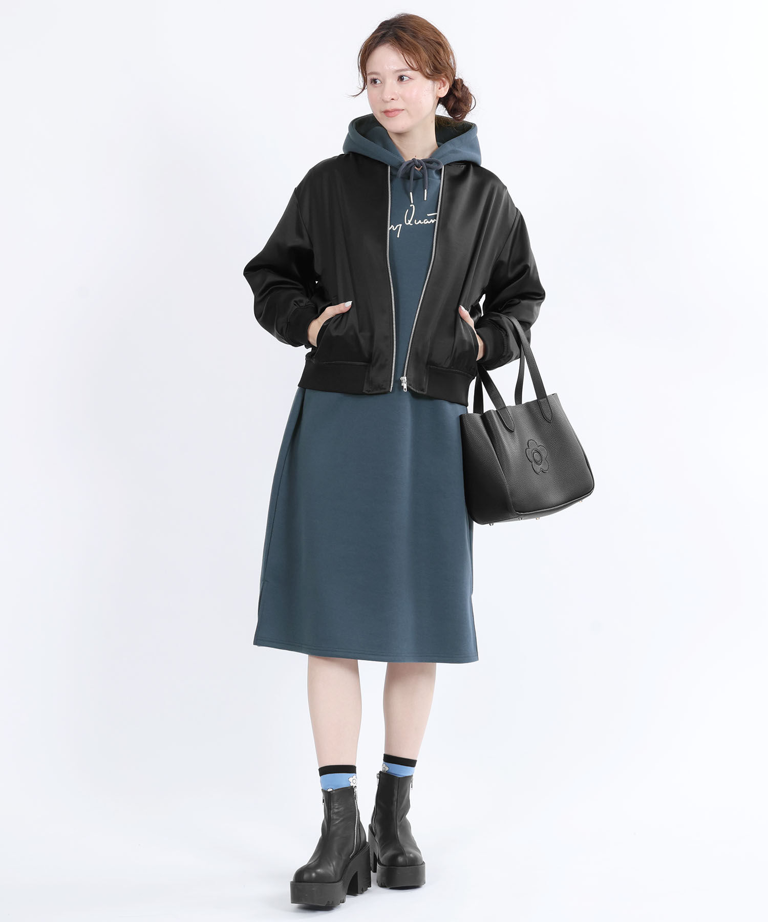 MARY QUANT「シュリンクWフェイス トート」|トートバッグ|