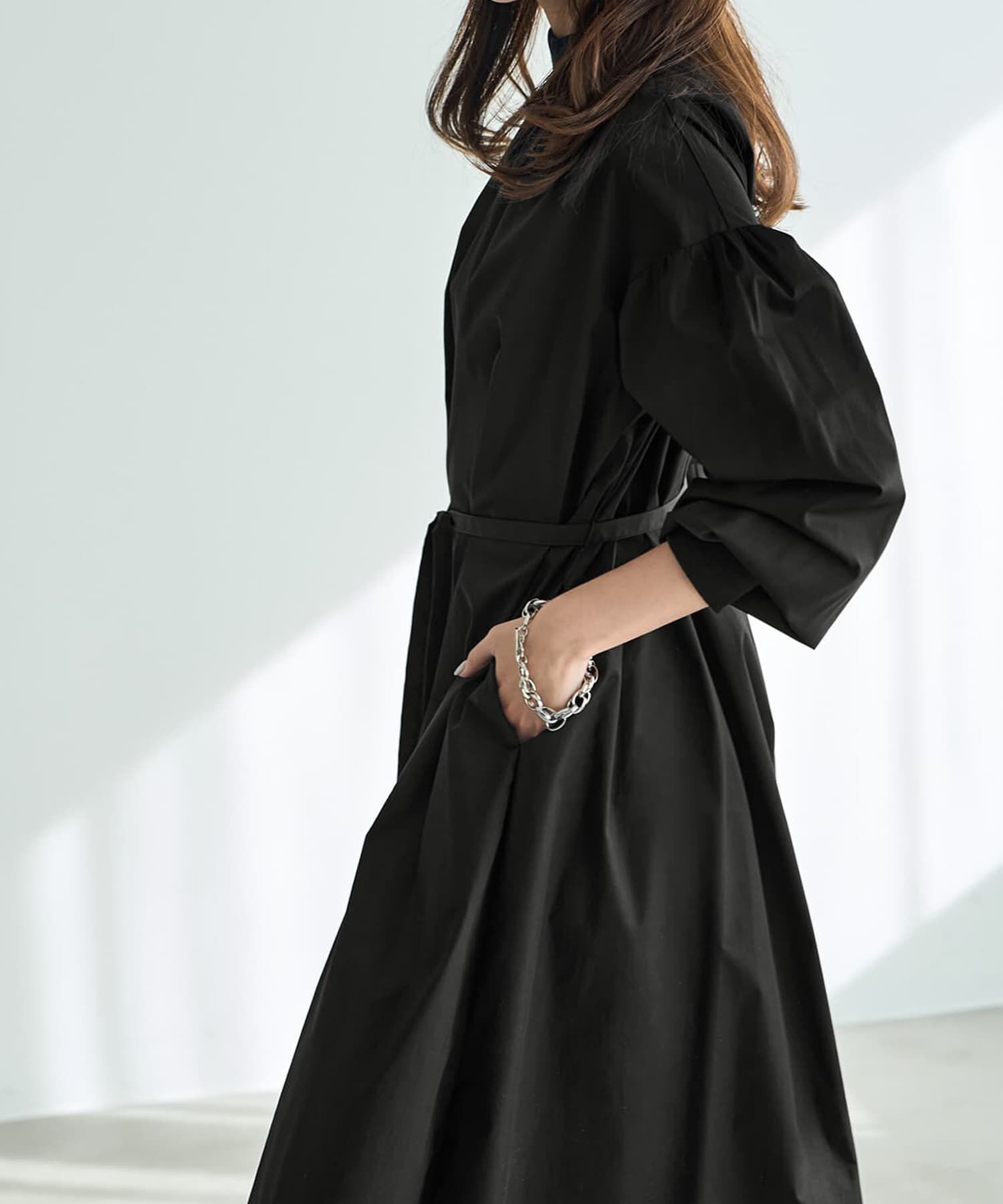 STYLE DELI「【LUXE】リブポイントロングワンピース」|ワンピース|