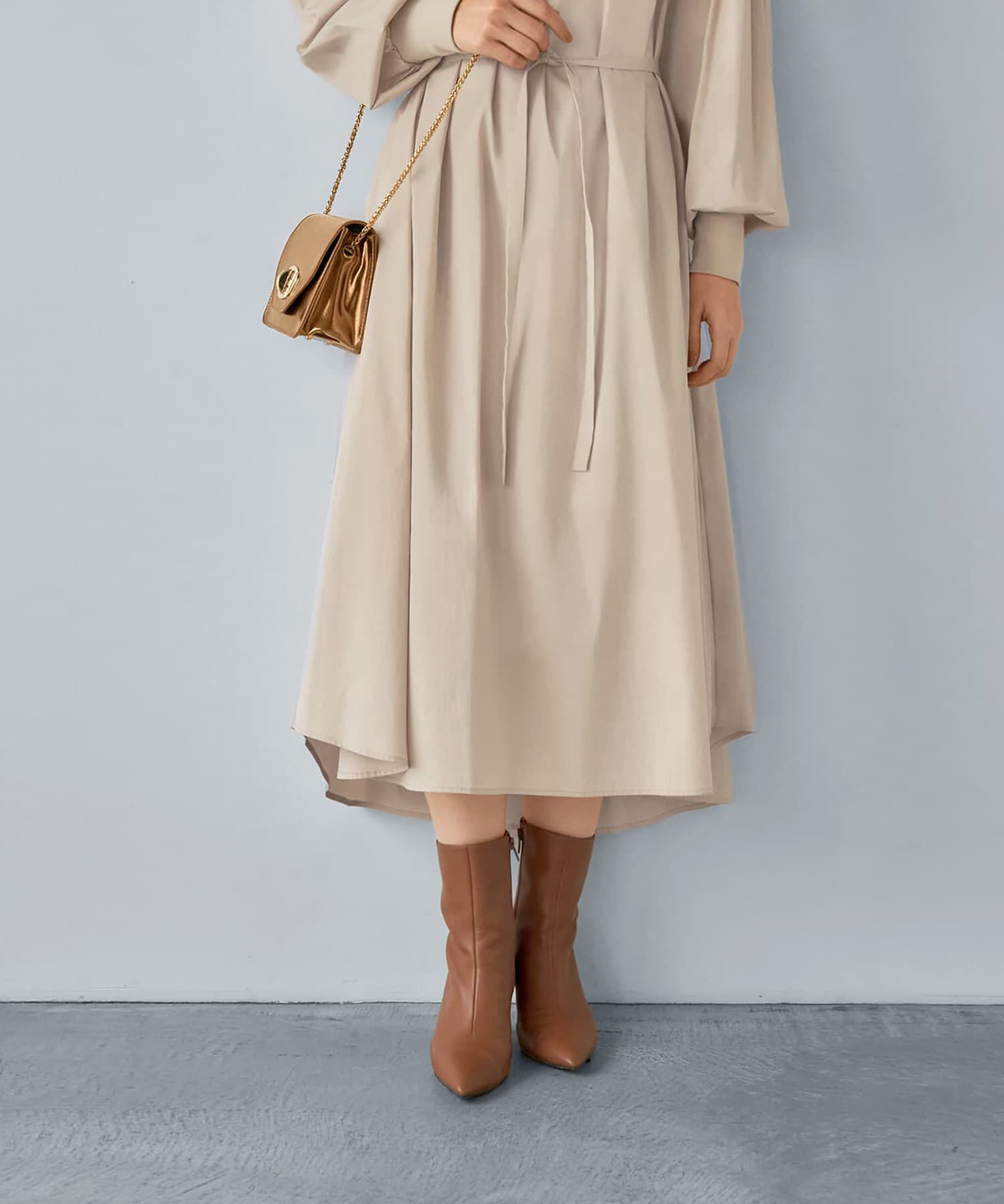 STYLE DELI「【LUXE】リブポイントロングワンピース」|ワンピース|