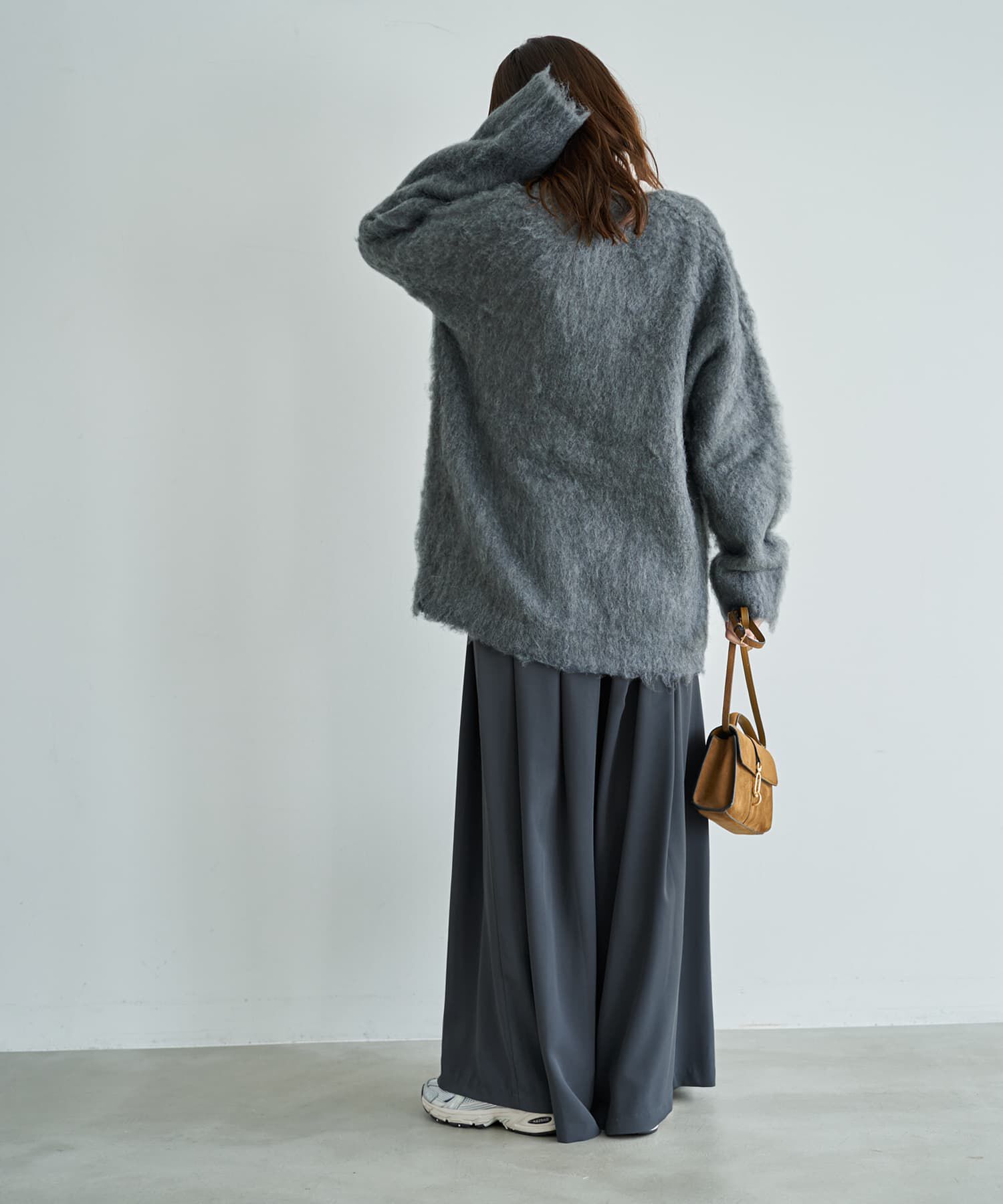 STYLE DELI「【LUXE】毛起こしブークレジャケット風カーディガン」|ニット・セーター|