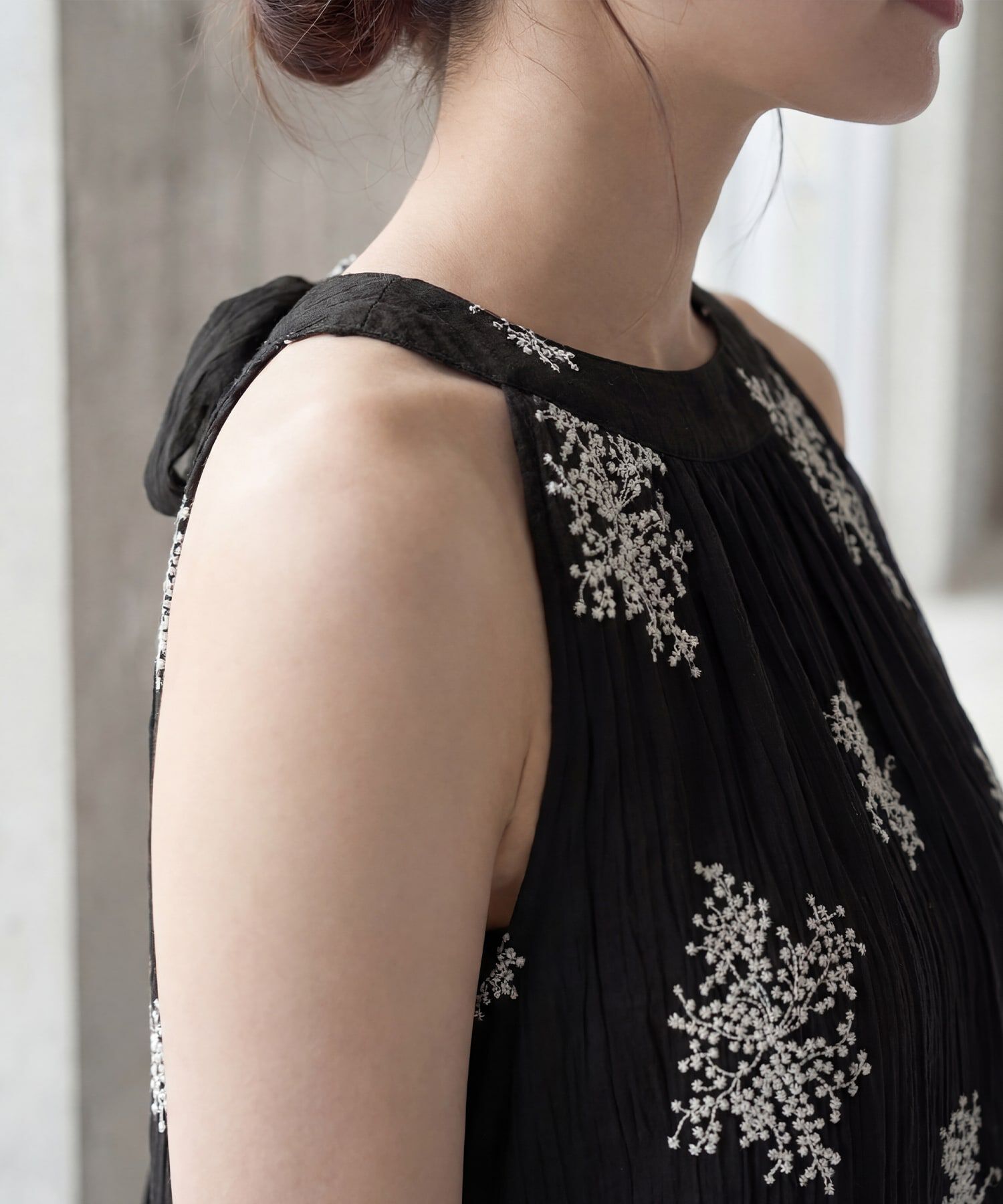 STYLE DELI「【BLK001】サテンイージーパンツ」|スラックス|