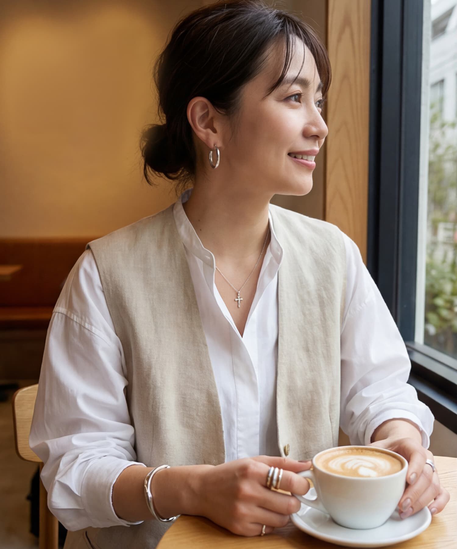 STYLE DELI「【DELI by】クロス・チェーンネックレス」|ネックレス|シルバー