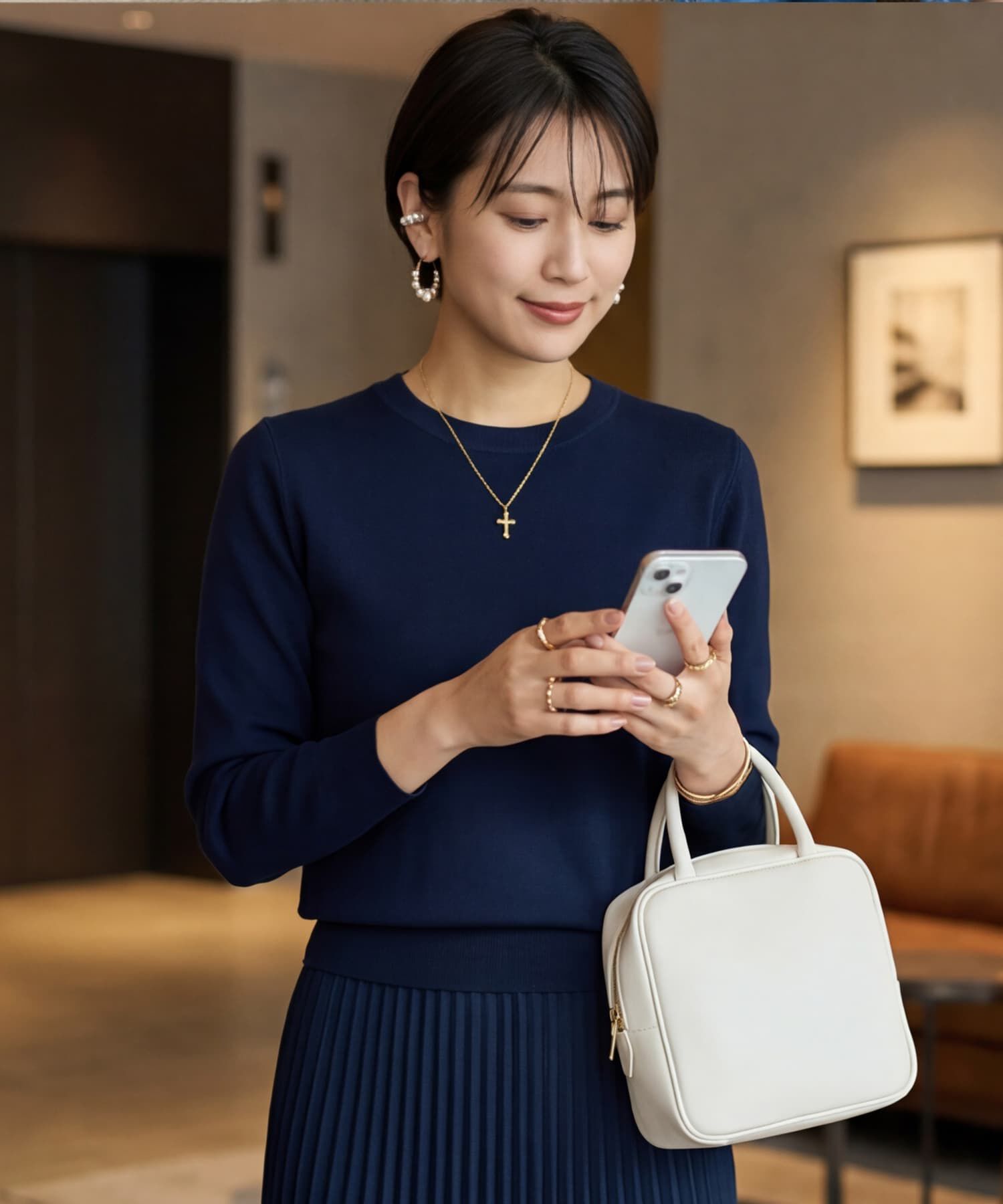 STYLE DELI「【DELI by】クロス・チェーンネックレス」|ネックレス|