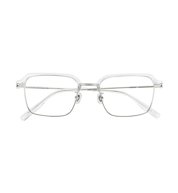  「ウェリントン型 メガネ | メタル 高級感  度あり 度なし メンズFASHION レンズ交換券付」|メガネ|クリア