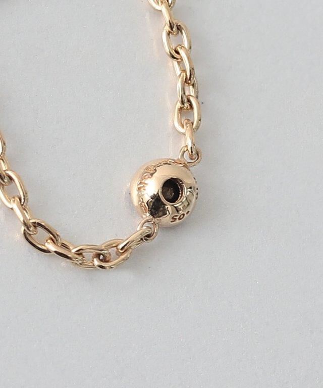 NOIR DE POUPEE「Fri K10 一粒 ダイヤモンド チェーンリング」|リング|