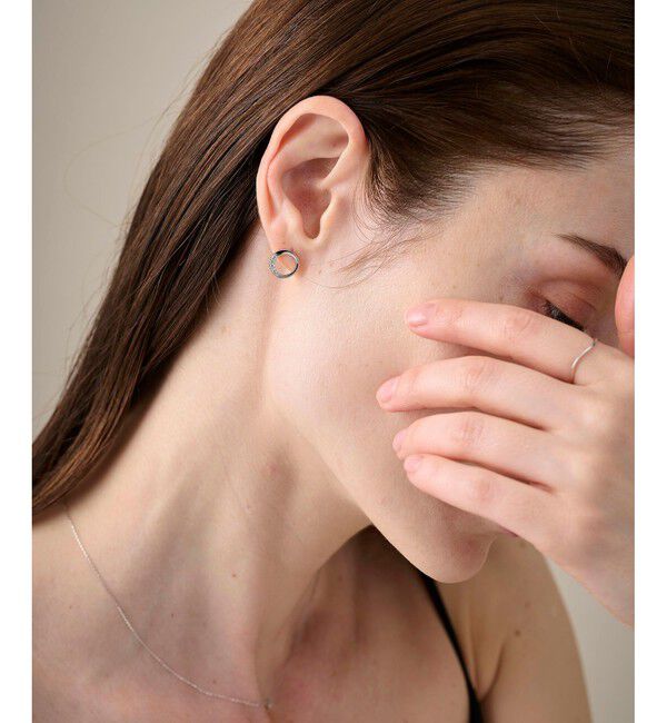 ete「ビジュー サークル ピアス」|ピアス|