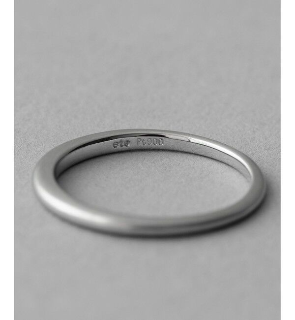 ete「[レイヤード] PT900 ヘイジー リング」|リング|