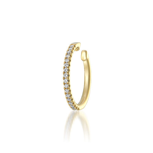 STAR JEWELRY「DIAMOND EAR CUFF（M）」|ピアス|イエローゴールド