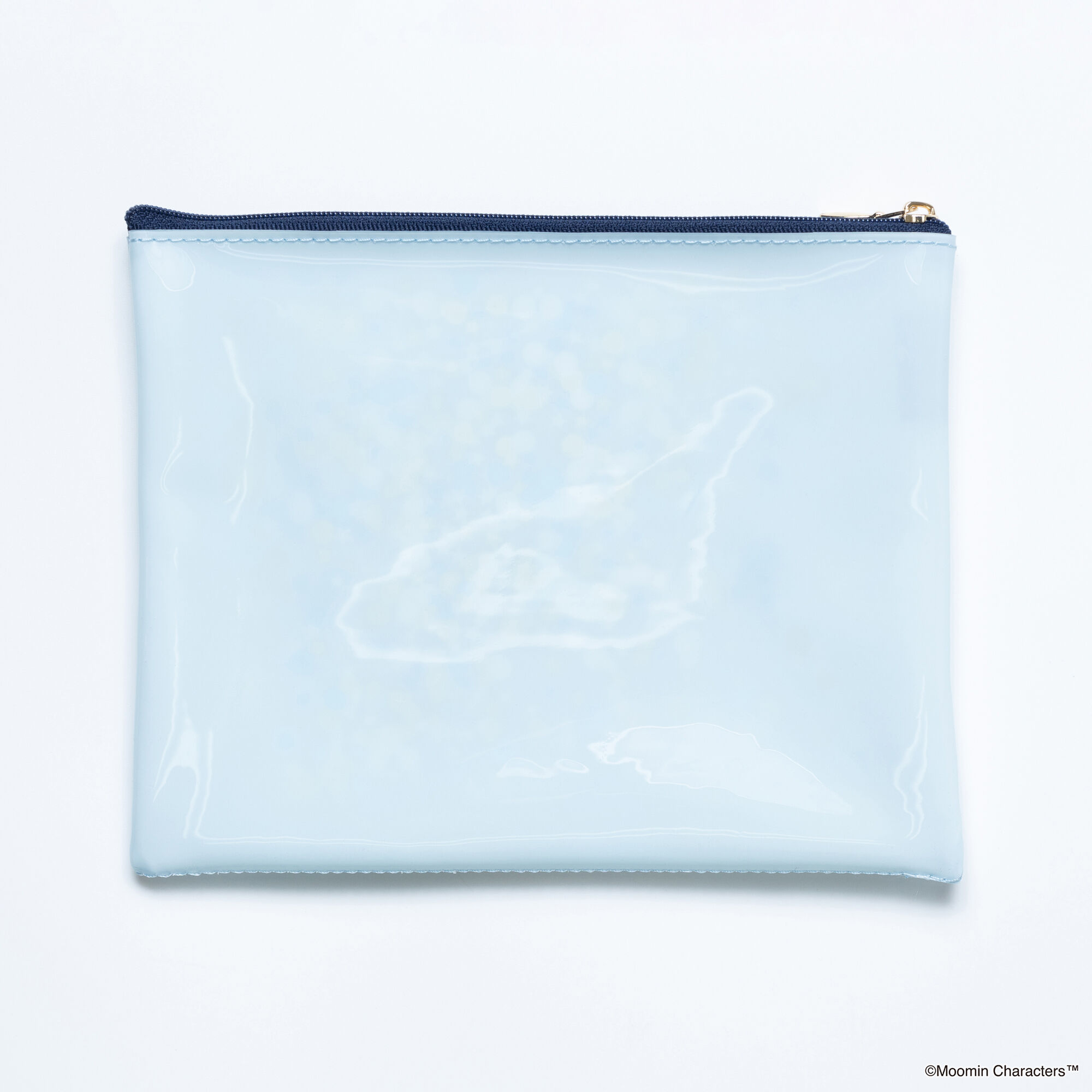  「MOOMIN FLOWER WREATH ミニフラットポーチ」|ポーチ|