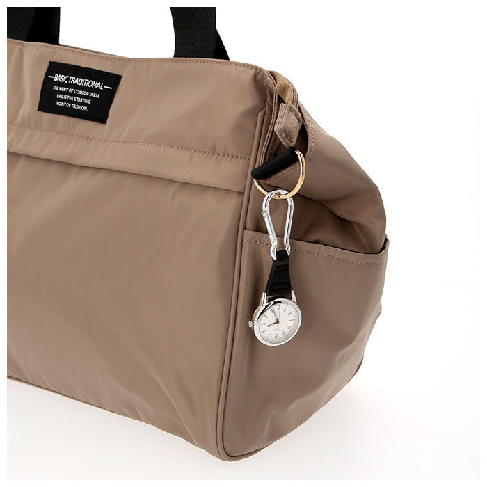 BACKYARD FAMILY「カラビナ 時計 通販 フックウォッチ カラビナウォッチ キーホルダー 懐中時計 合皮」|腕時計|