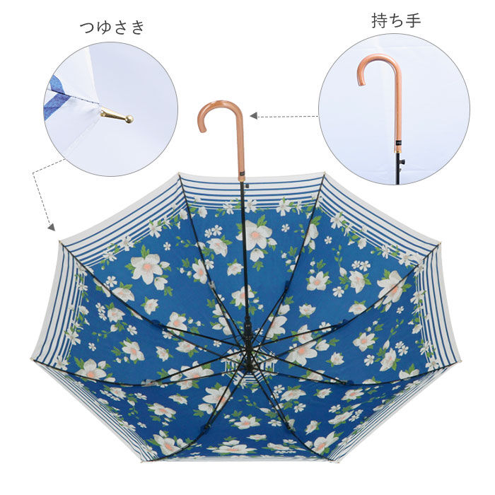 BACKYARD FAMILY「傘 レディース 長傘 耐風 おしゃれ 通販 ジャンプ オシャレ エレガント 花柄 カジュアル」|傘|