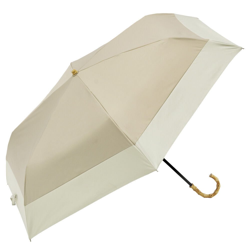BACKYARD FAMILY「ビコーズ 傘 because 通販 折りたたみ傘 日傘 遮光 晴雨兼用傘 折り畳み傘 晴雨兼用」|傘|ベージュ1