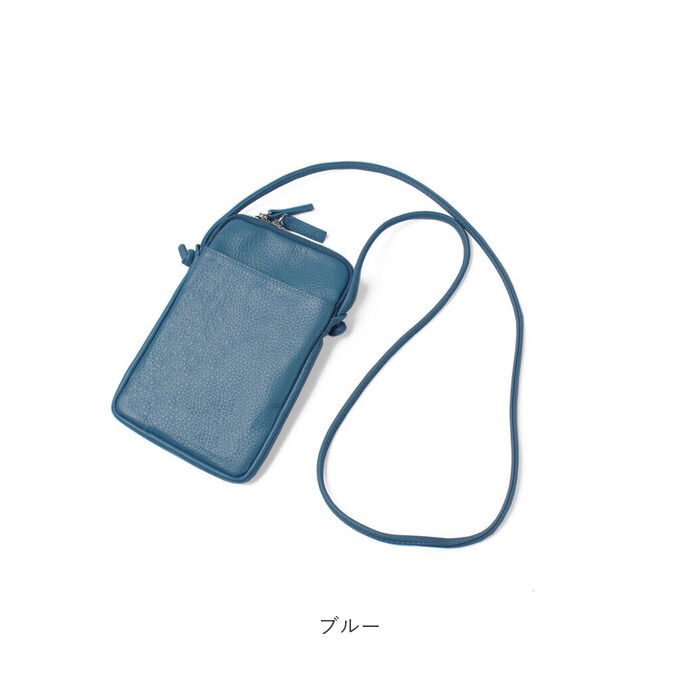 BACKYARD FAMILY「スマホショルダー 大人 かわいい 通販 Blanc Pomm スマホポシェット スマホポーチ 本革」|ショルダー・メッセンジャー|