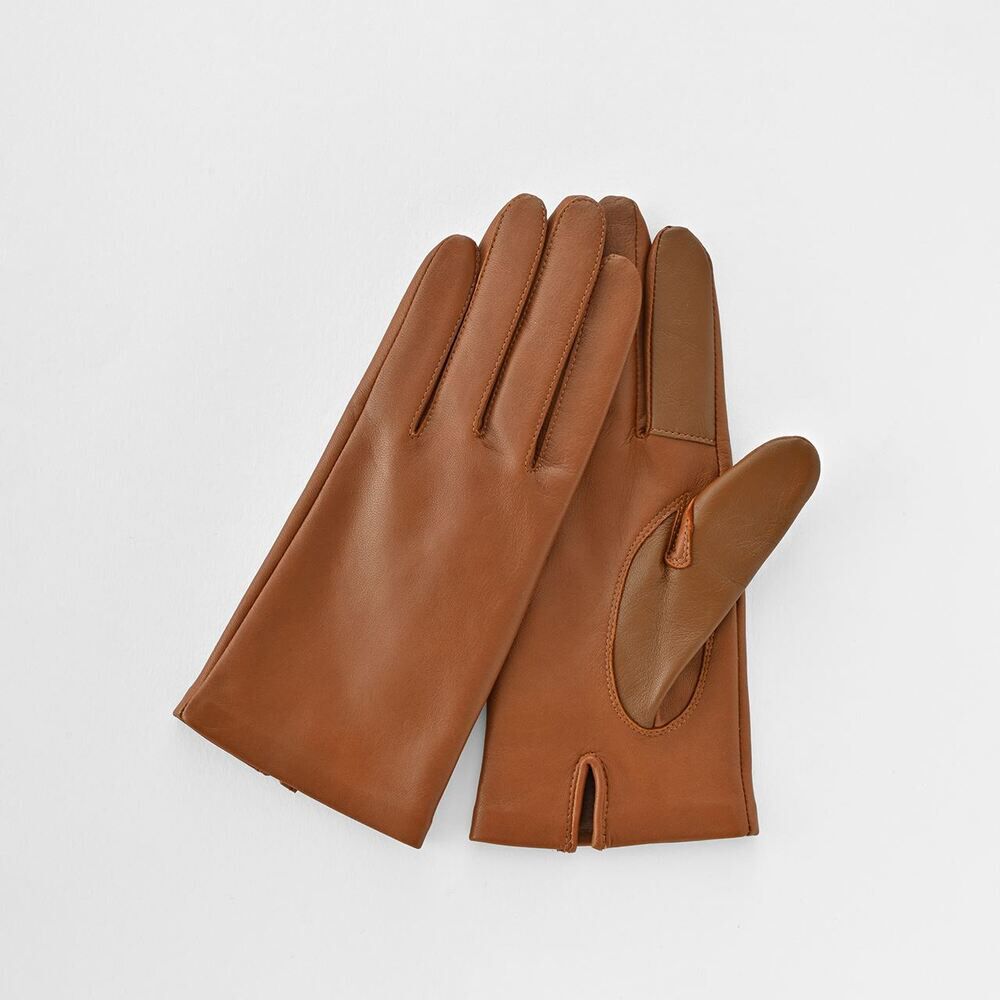 BACKYARD FAMILY「クロダ 手袋 レディース 通販 グローブ 手ぶくろ スマートフォン対応 スマホ 対応 レザー 革」|手袋|ブラウン2